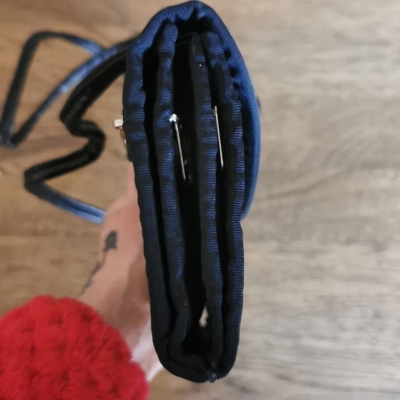 VINTAGE 80s Teddy Bear Tapestry Crossbody New - Picture 7 of 7